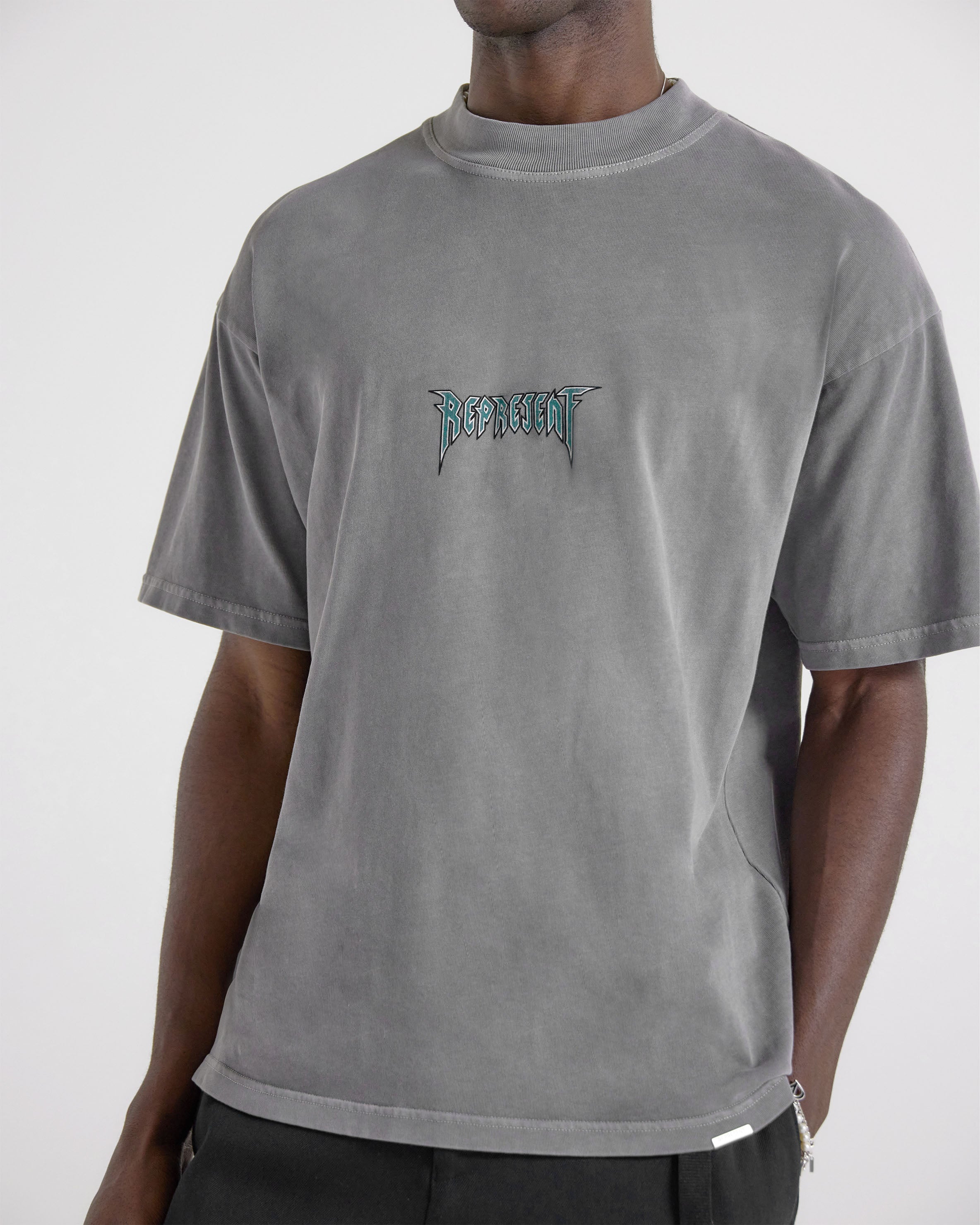 Rock Logo T-Shirt - Ultimate Grey